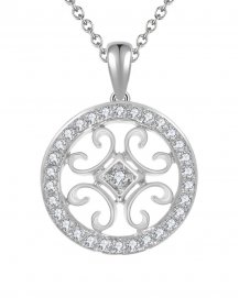 ROUND DIAMOND PENDANT (VP383)